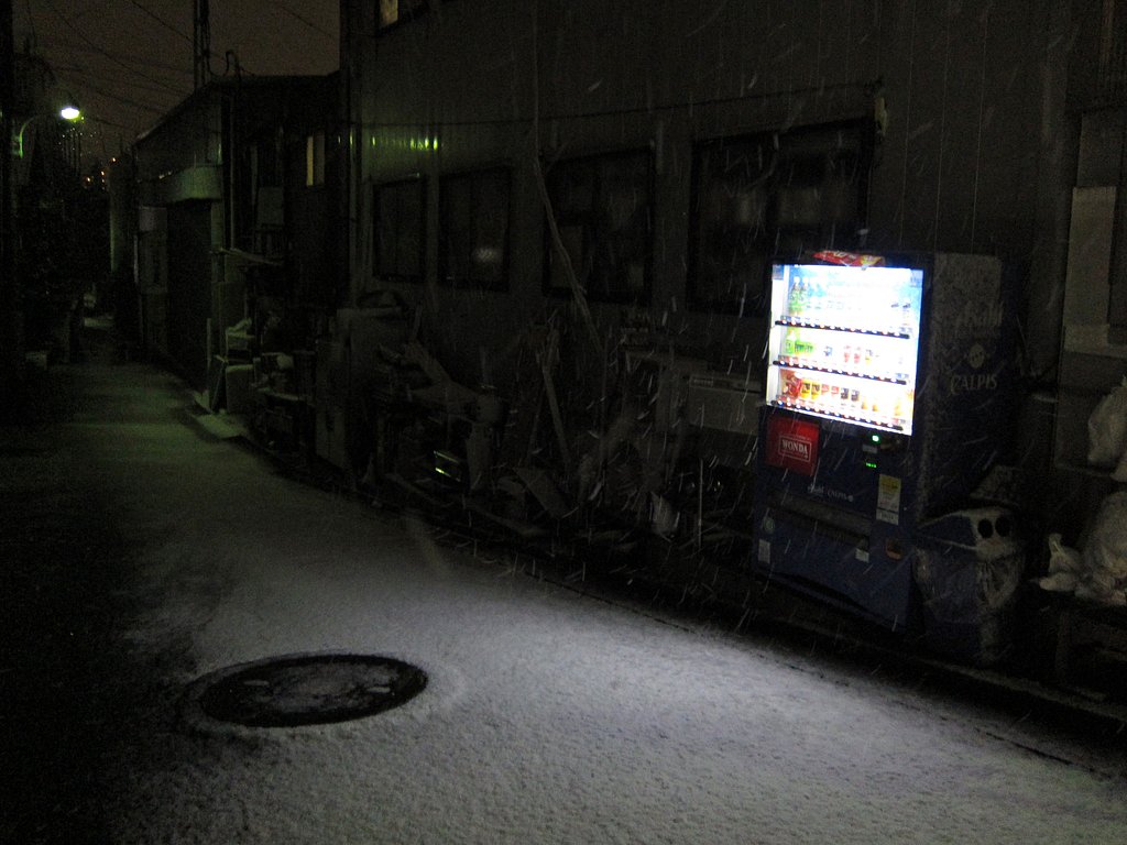 東京で雪！