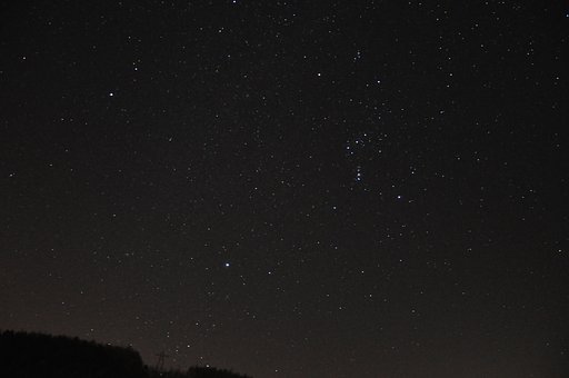 しばれる　星空