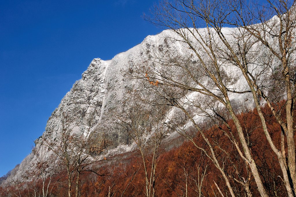 黒伏山南壁