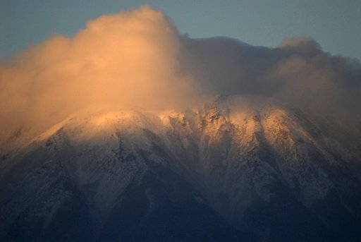 岩手山へ接近