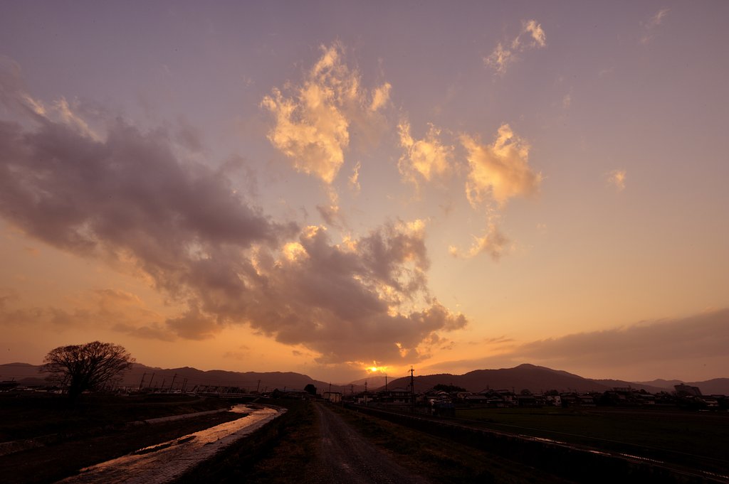 夕暮れ