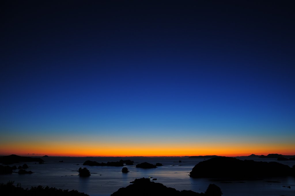 九十九島の残照
