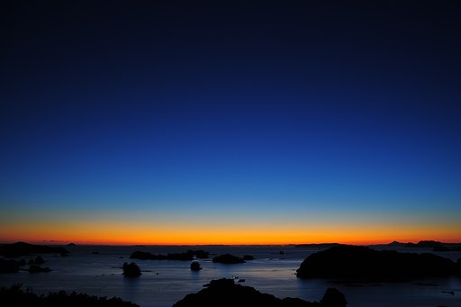 九十九島の残照