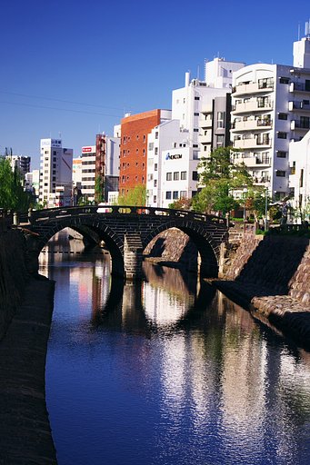 【秋】空に眼鏡橋