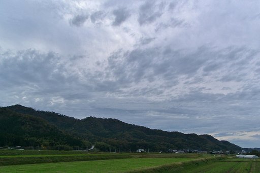 夕方も曇り!