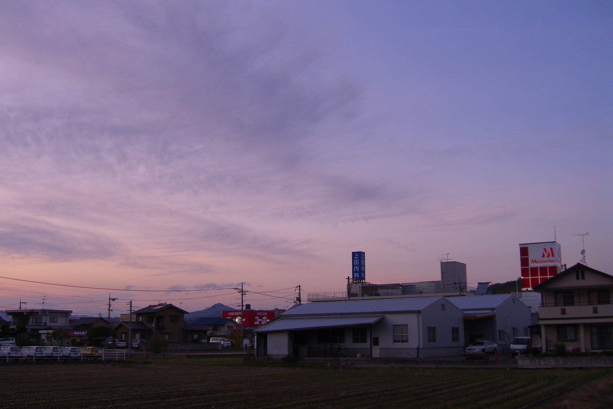 夕暮れ