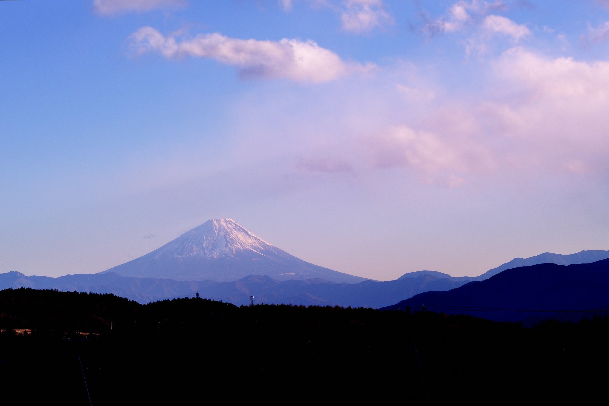 元旦の富士山