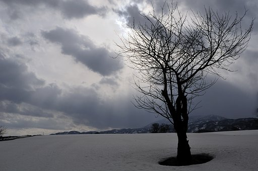 三月の空　山形