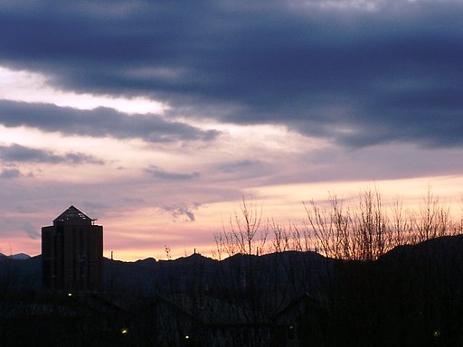 ◆日本画風の夕焼け