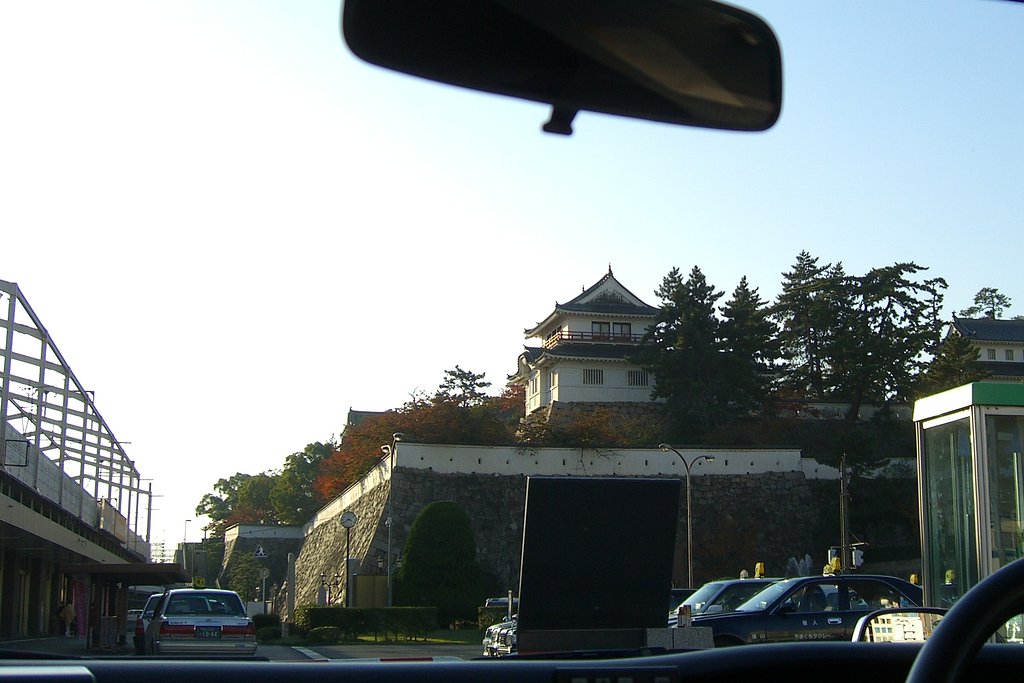 内掘りに有る福山駅