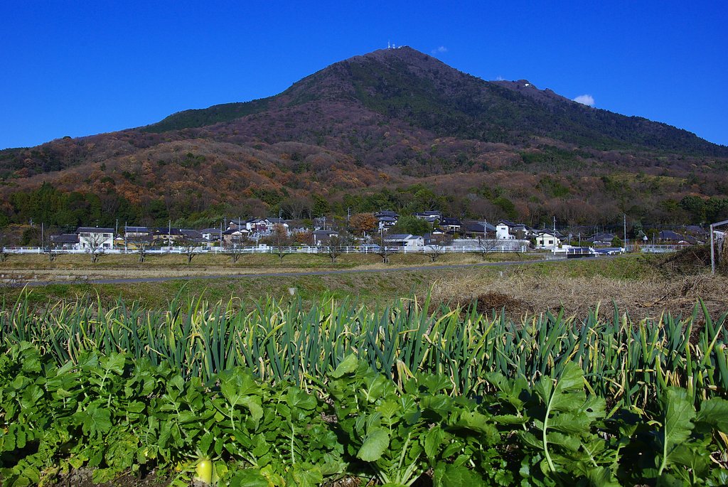 師走の筑波山