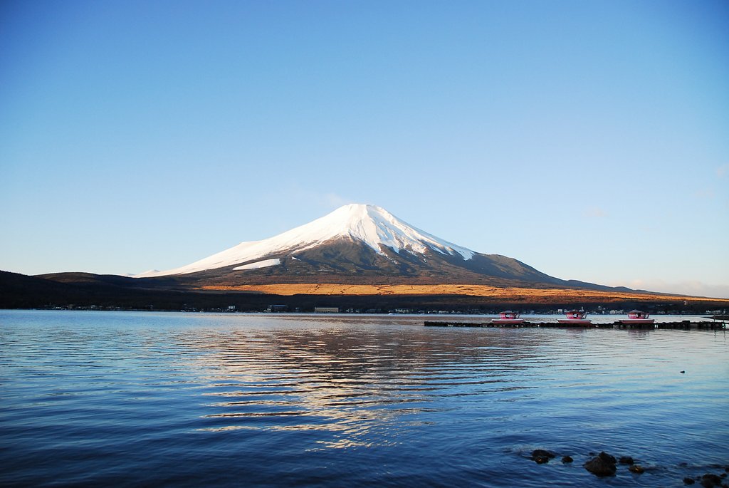 山中湖から