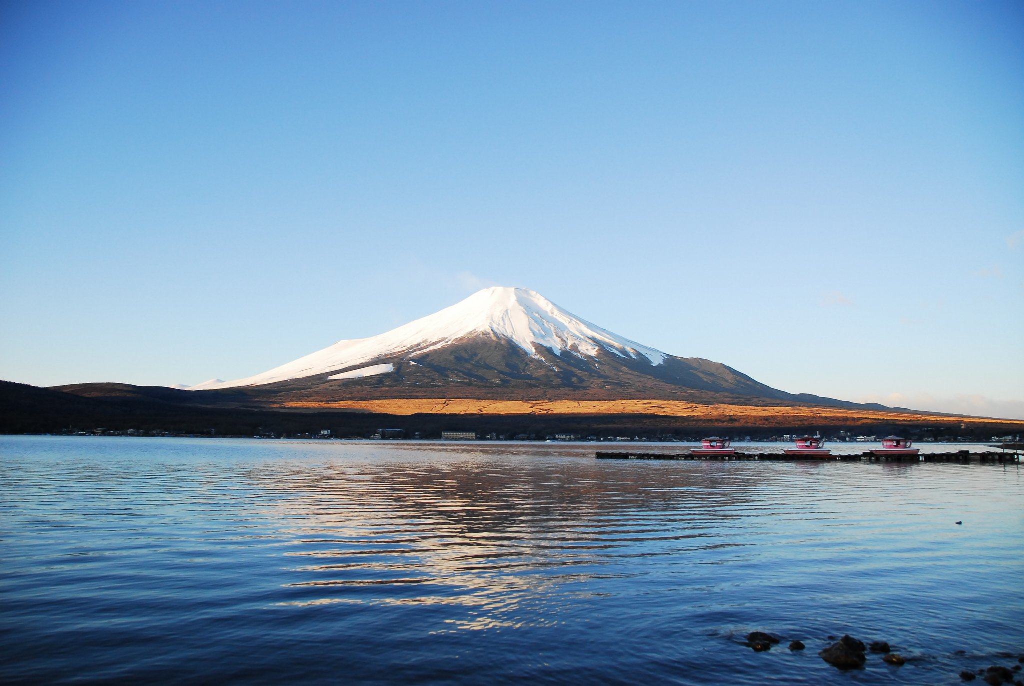 山中湖から