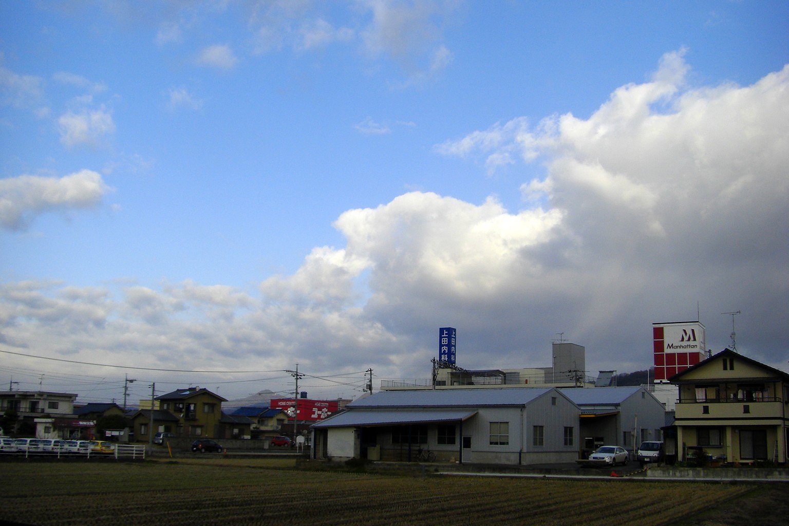 晴れました