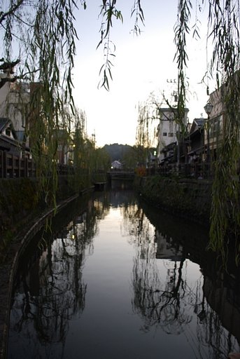 小野川の夕景