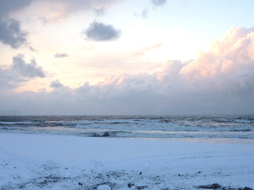 12月の海