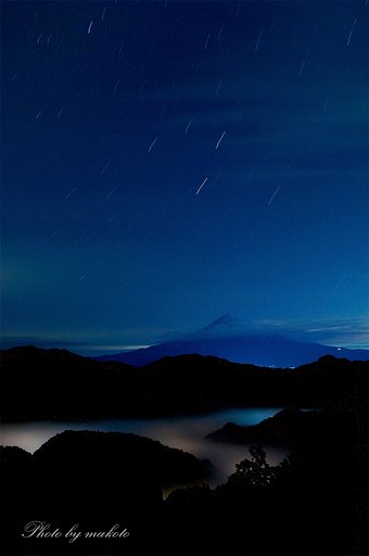 流れる星とともに