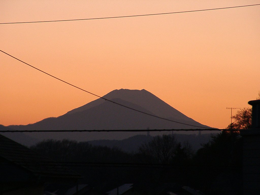 ■夕焼け富士-A