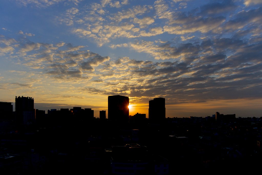 東京の日の出