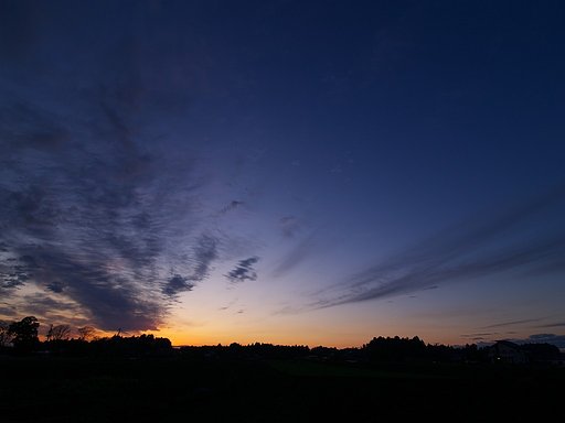 夕焼け・・・^^;