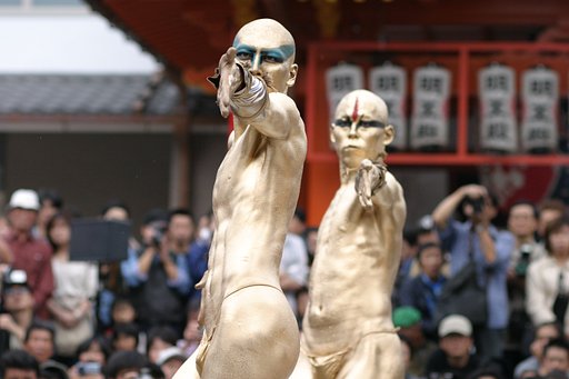 癒しの金粉ショー