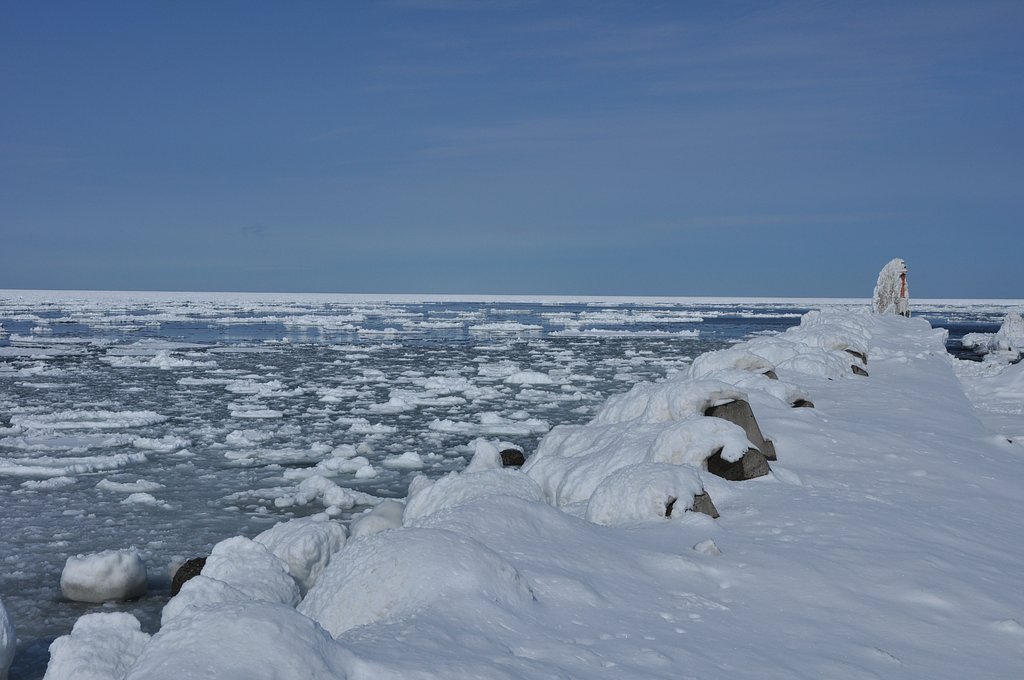 流氷接岸