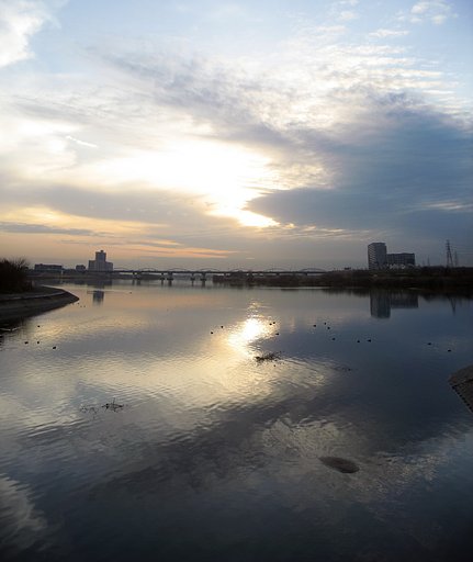 【やすらぎ】春の夕暮れ