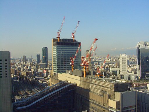 大阪駅前　工事