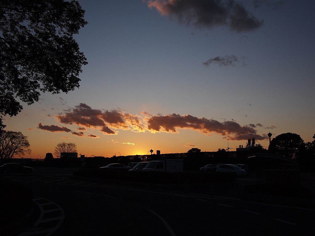 夕日・・・^^;