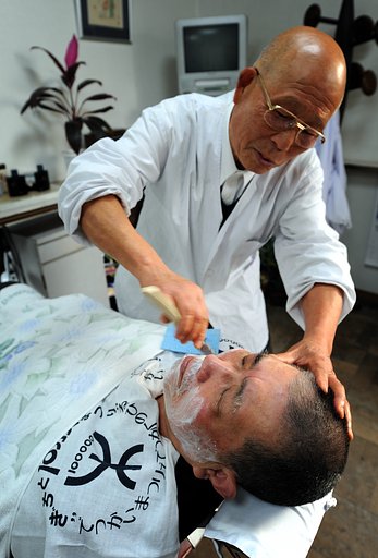 町の床屋さん