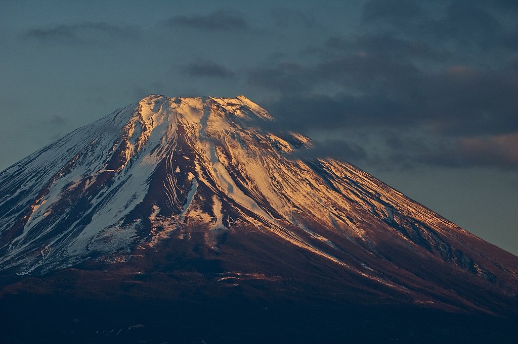 夕日を浴びるＭｔ，Ｆｕｊｉ
