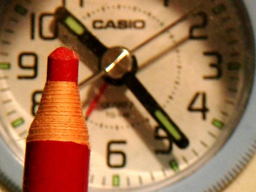 10時23分の色鉛筆