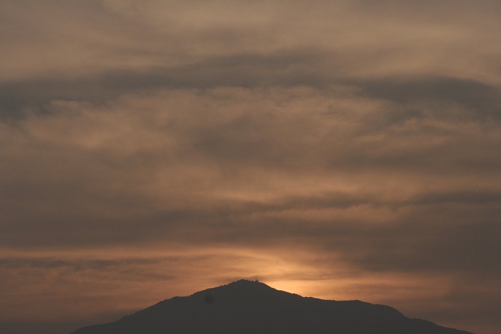 夕暮れ（失敗）
