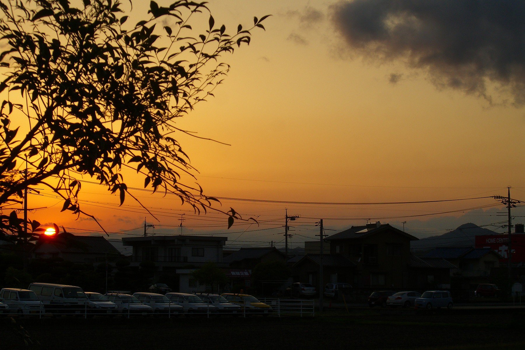 定点観測−夕日
