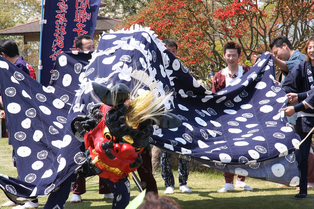 つつじ祭りにて