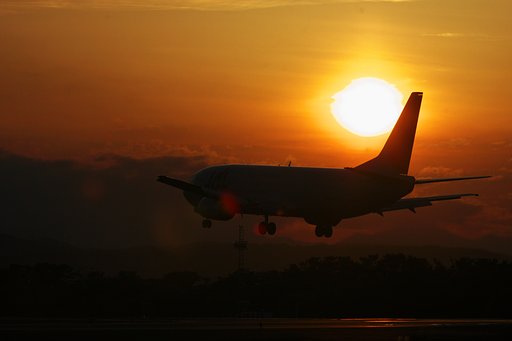 夕陽のフライト