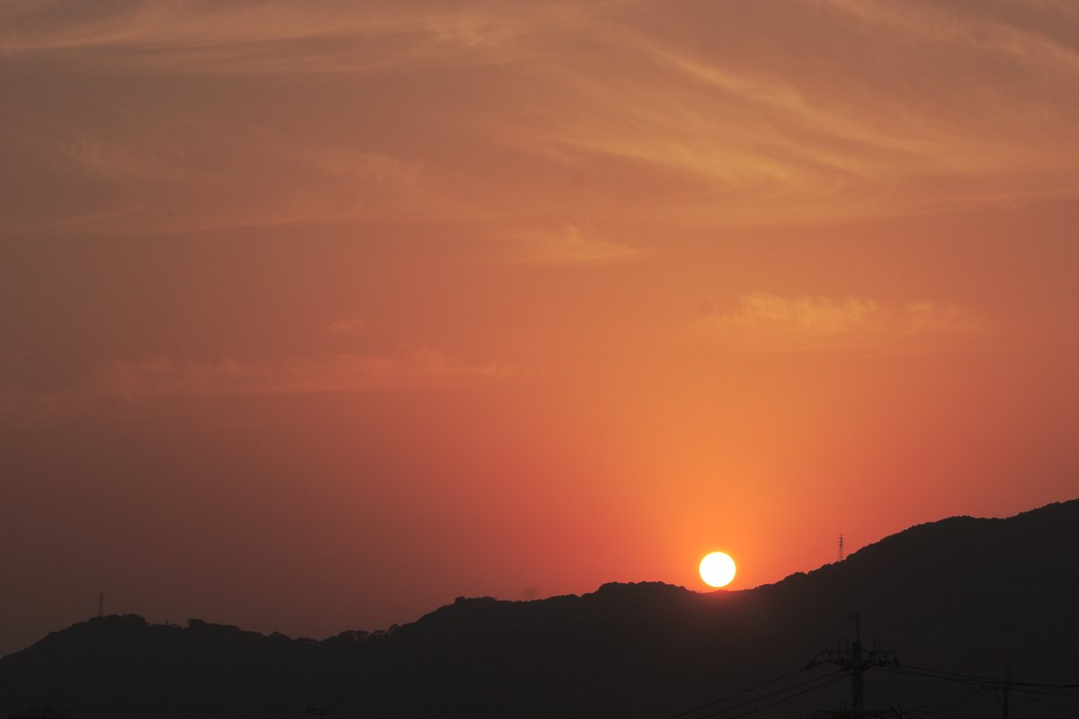 沈みゆく太陽