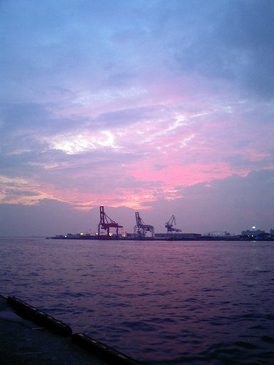 夕暮れ