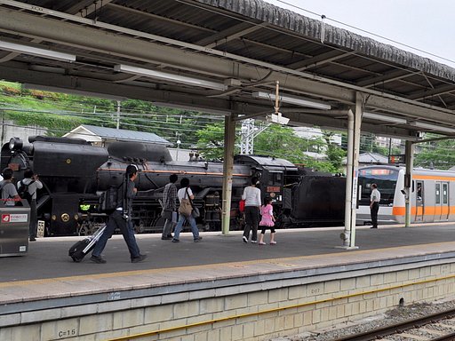 Ｄ５１駅風景