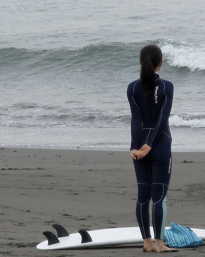 いい波ねぇ〜