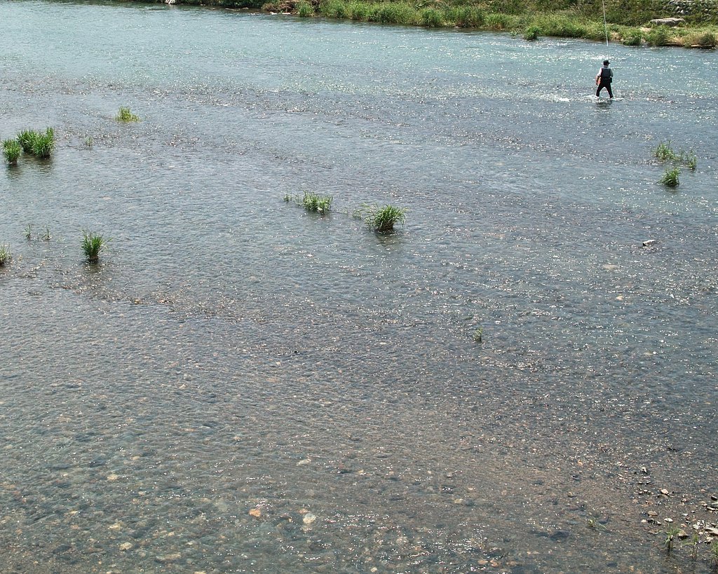 【生活の色】鮎つり風景