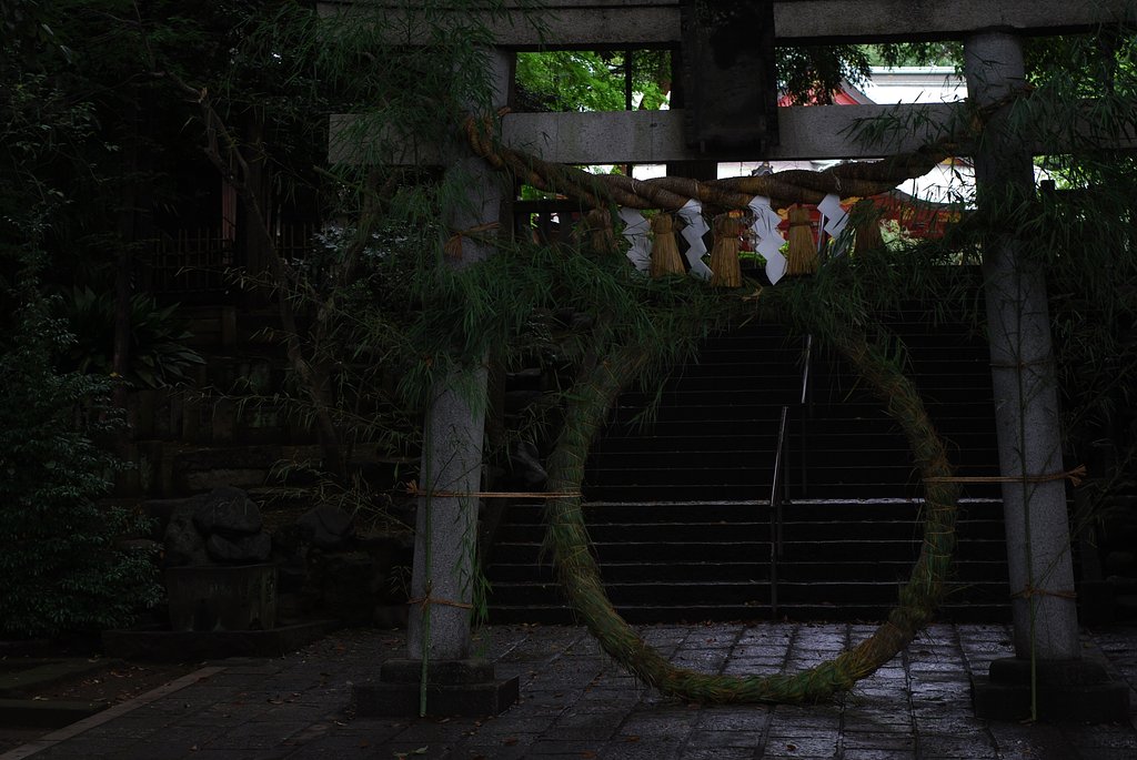 八幡様の茅の輪