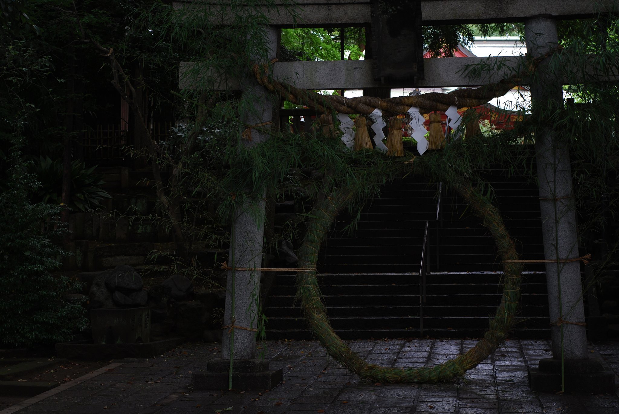 八幡様の茅の輪