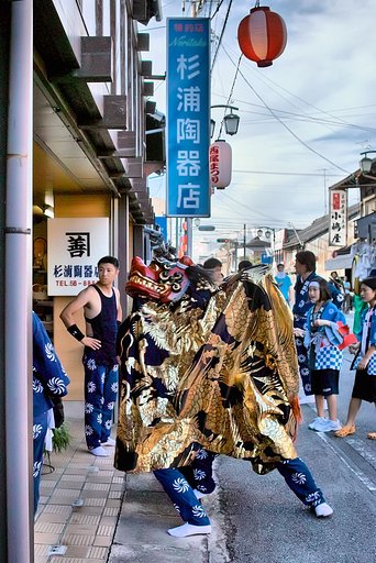 【夏の涼】風物詩・・・獅子舞