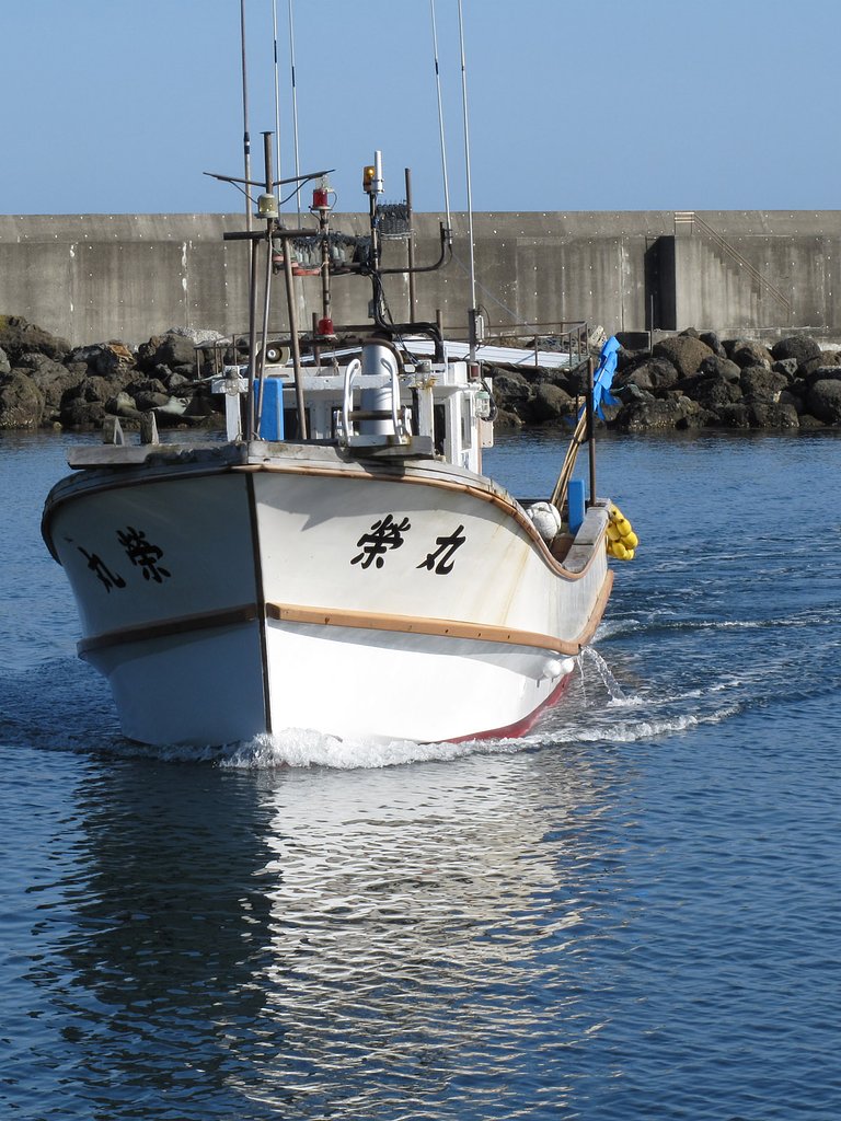 奥能登の漁船