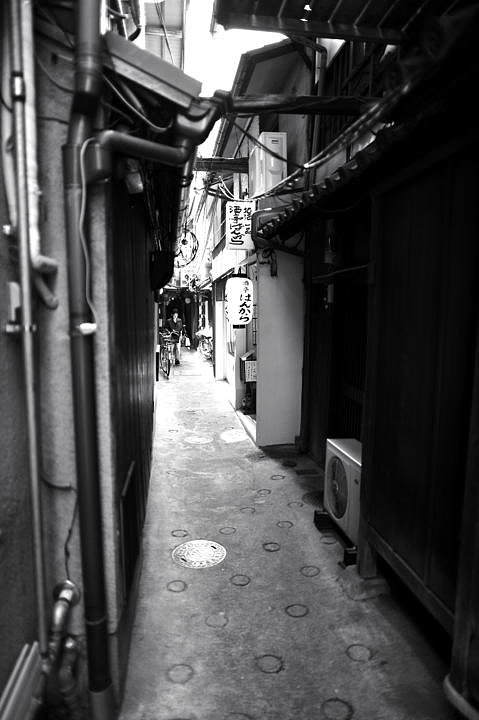 先斗町の路地裏