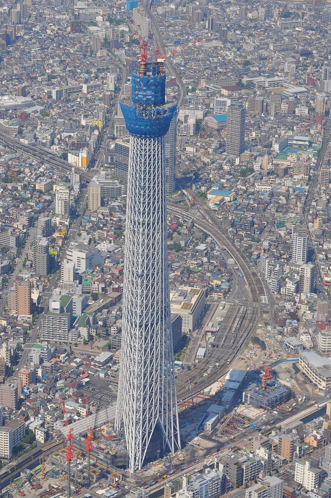 東京スカイツリー　３９８ｍ