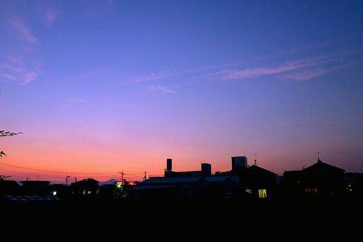 【燃】夕焼け