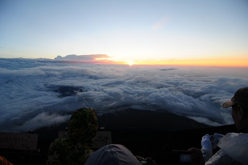 富士山からの御来光