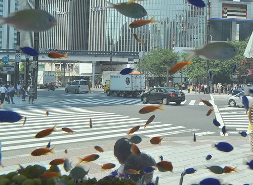 【夏の涼】銀座の風景